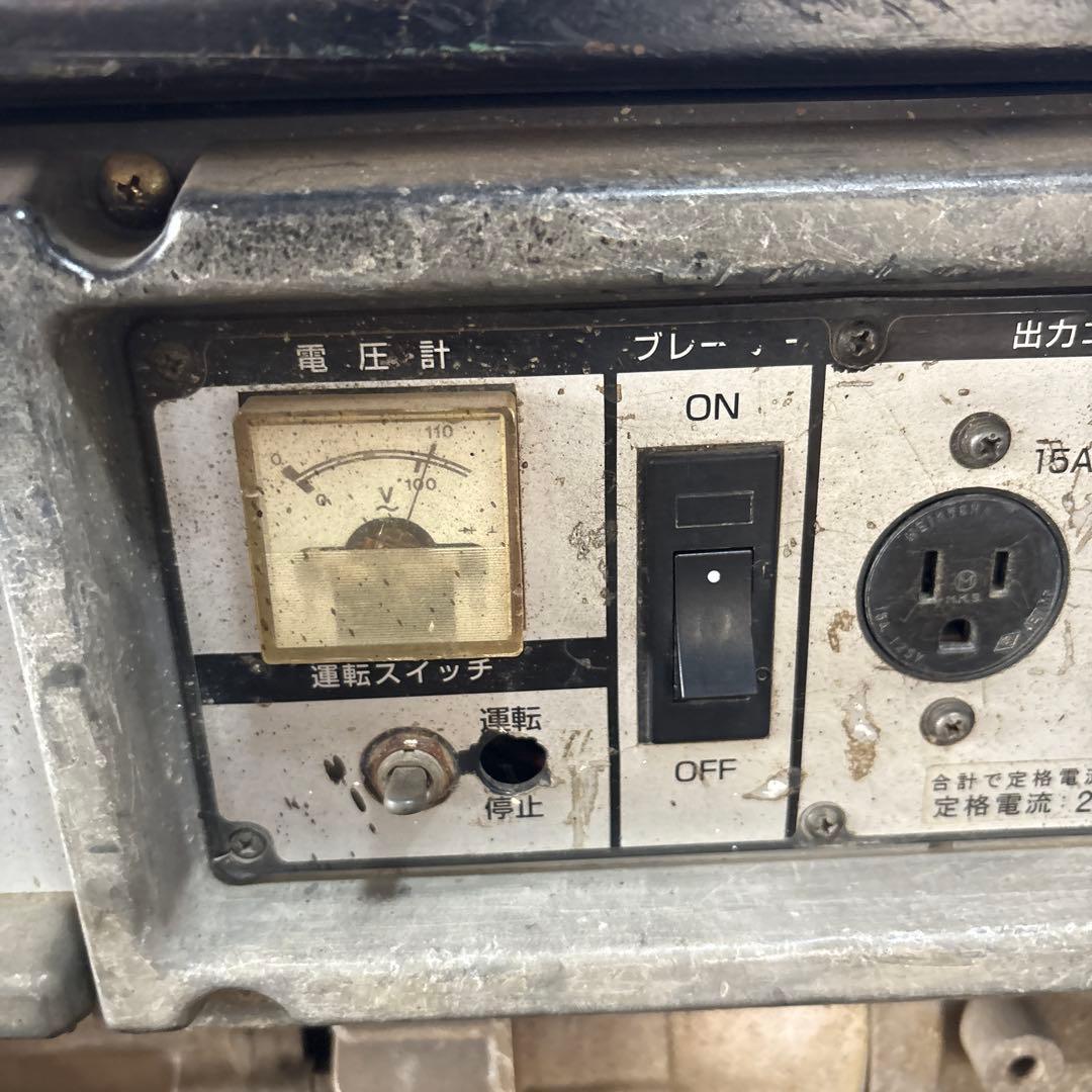 値下げ不可shindaiwa AVR機能 発電機 EGR2600 キャスター付き