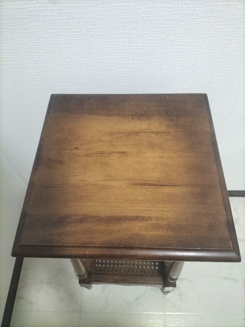 カリモク 花台 電話台 昭和レトロ