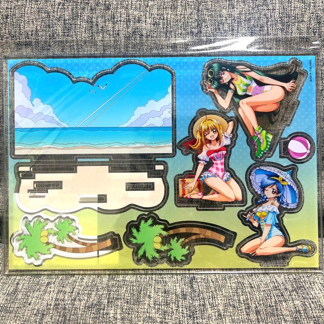 ぴちぴちピッチ　るちあ　波音　リナ　アクリルジオラマ　まるくじ