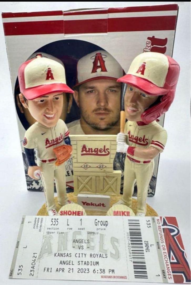 大谷翔平トラウトボブルヘッド