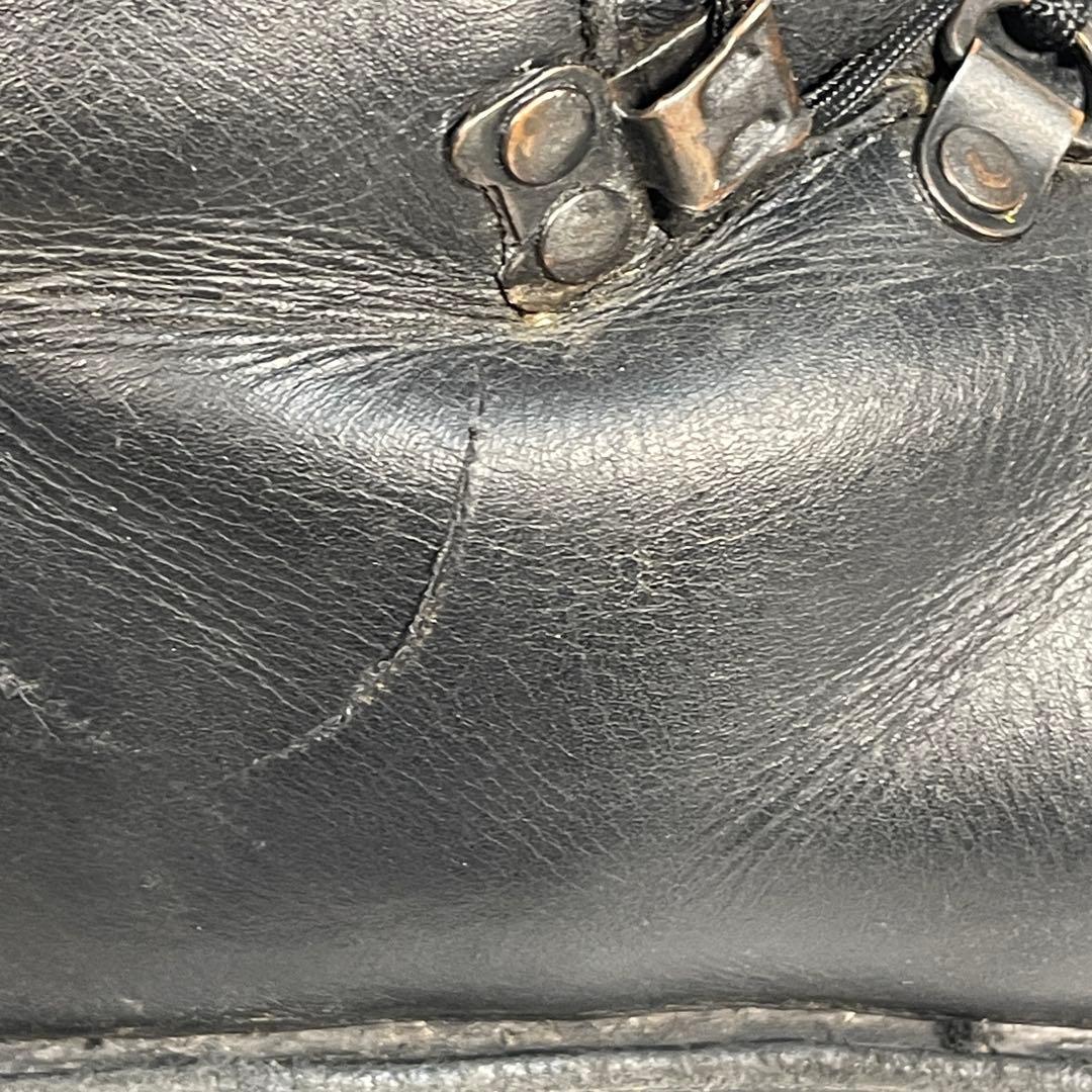 レア00´s オーストリア軍 オールレザー コンバットブーツ ビンテージ