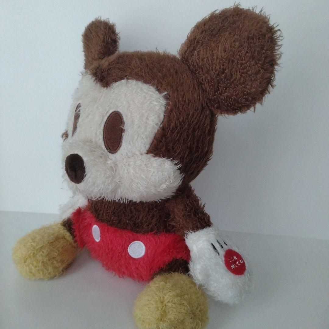ディズニー　ミッキーマウス　ミニーマウス　メロディー首振りぬいぐるみ【レトロ】