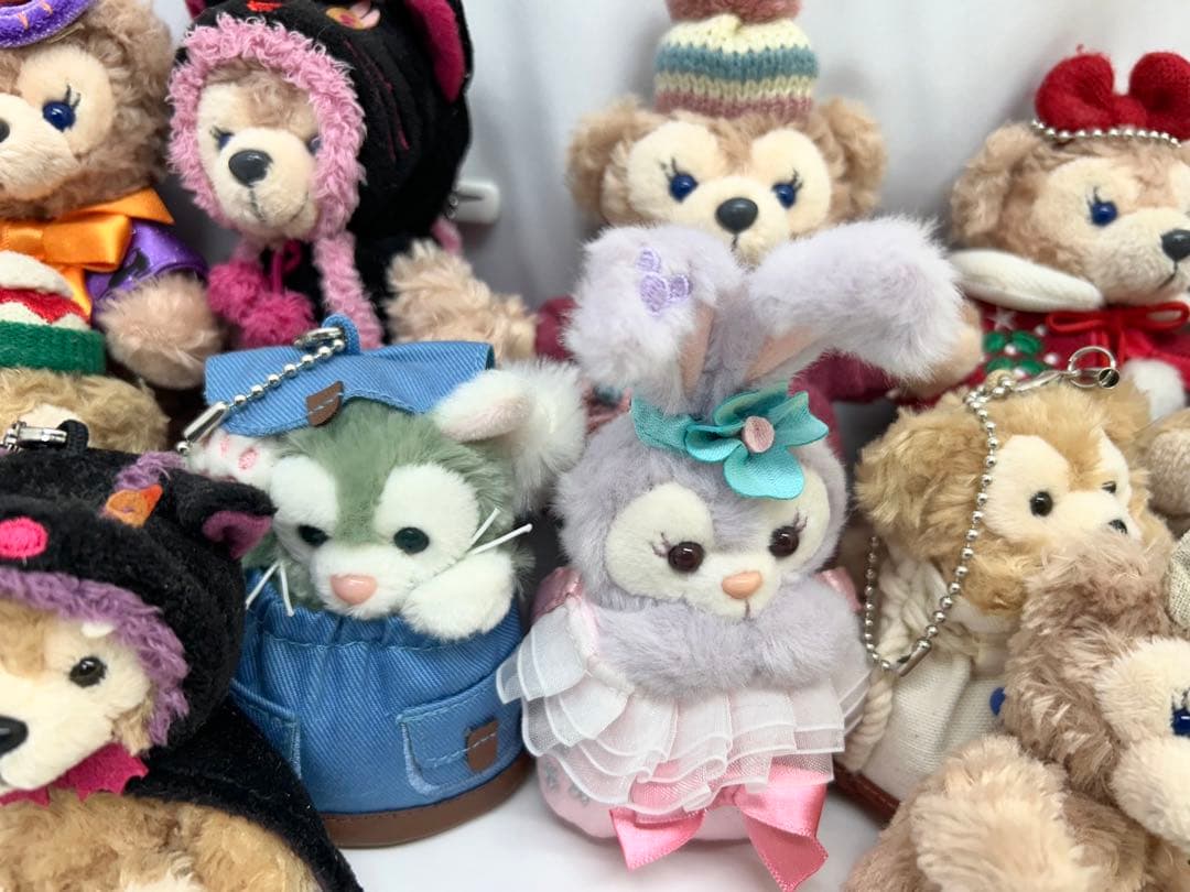 ダッフィーフレンズぬいぐるみバッジセットダッフィーシェリーメイ