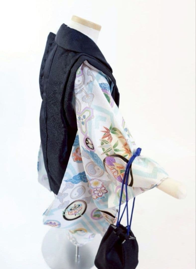 新品七五三○被布○男の子○753○着物○草履○男児被布セット○足袋6点◯超目玉