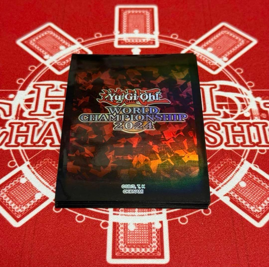 【出回りなし】 遊戯王 WCS 2024 赤 スリーブ 70枚
