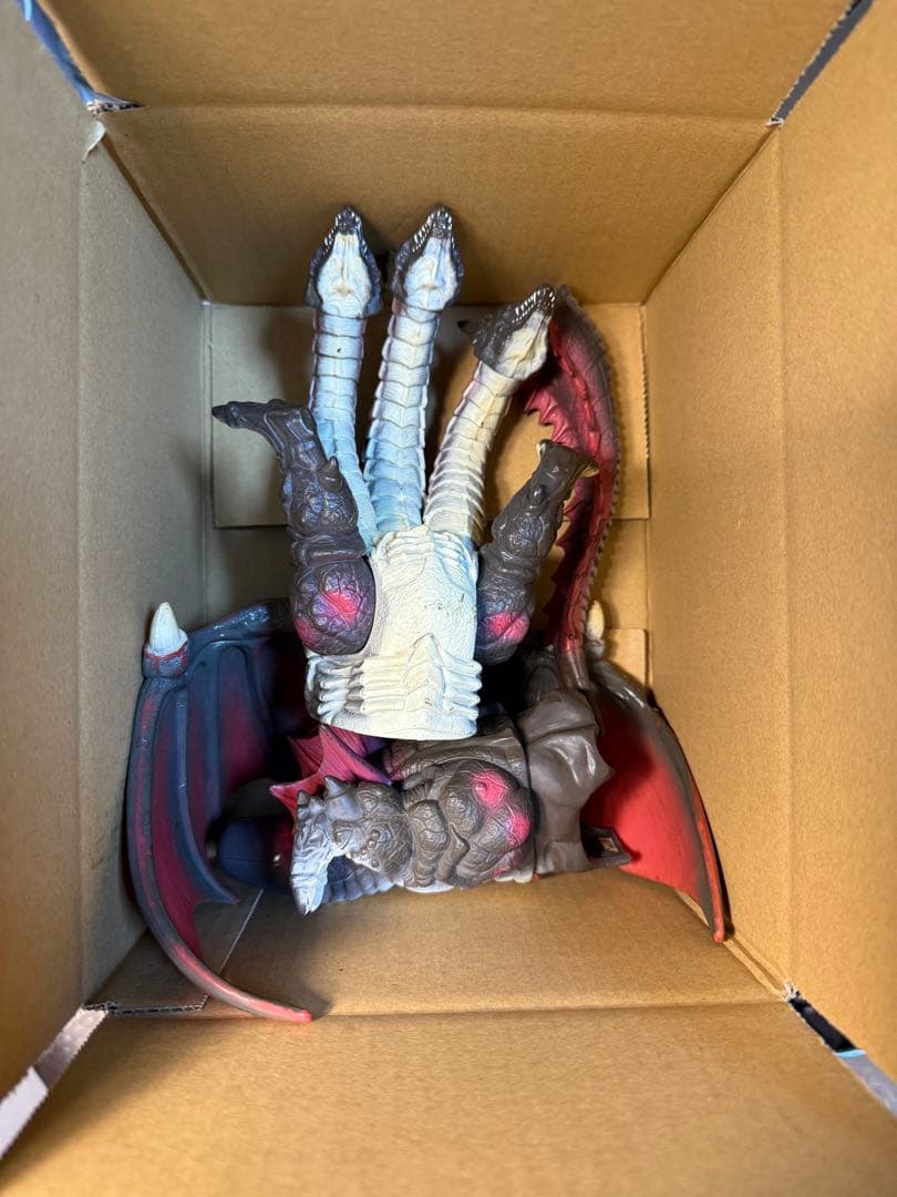 バンダイ 1996 デスギドラ ソフビ ゴジラ モスラ 大型 フィギュア　当時物