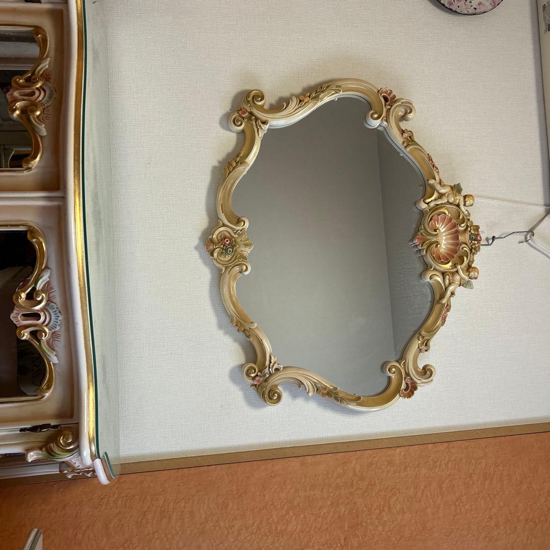 ロココ調　ロココ スタイル　ピンク　ドレッサー