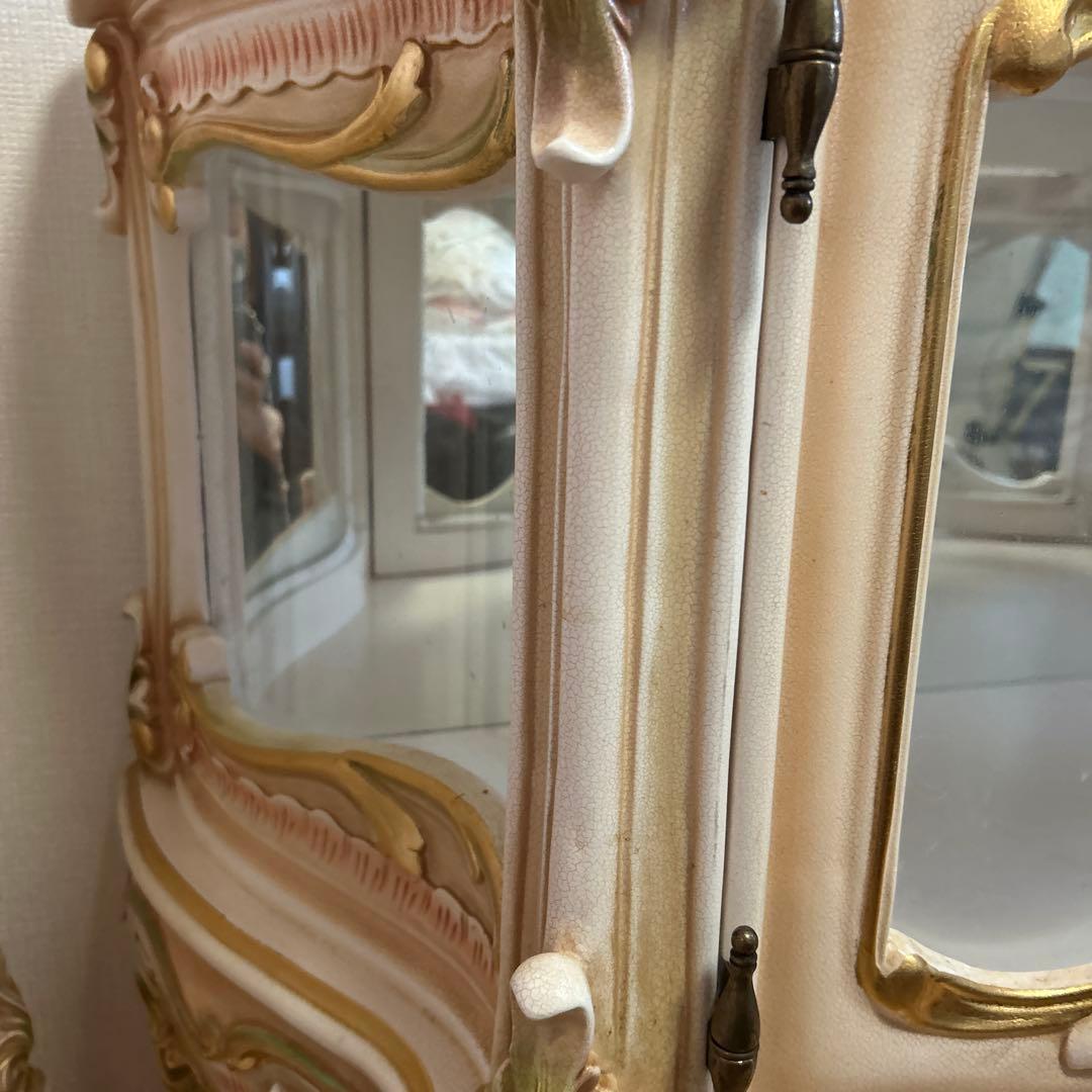 ロココ調　ロココ スタイル　ピンク　ドレッサー