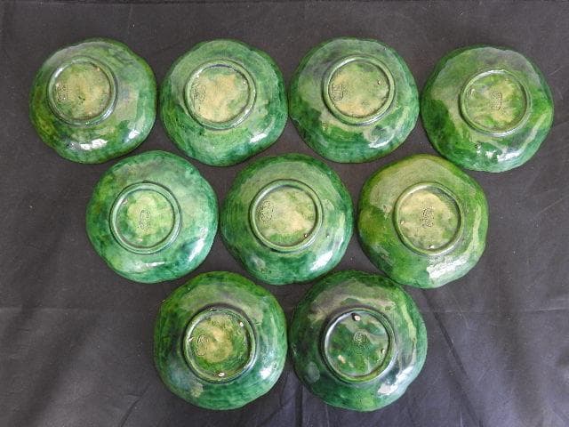 奏焼　小皿　9客　保存箱　ＭＡ639