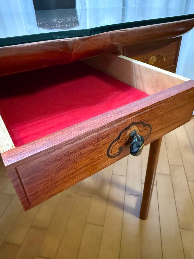 【最終お値下げ】アンティーク調 五角形ダイニングテーブル 木製 直接引き取り可