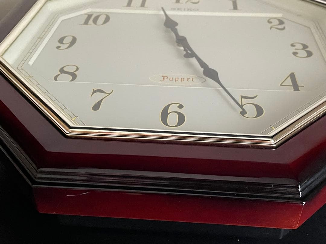 SEIKO セイコー からくり時計 PUPPET パペット 動作品 RE522B