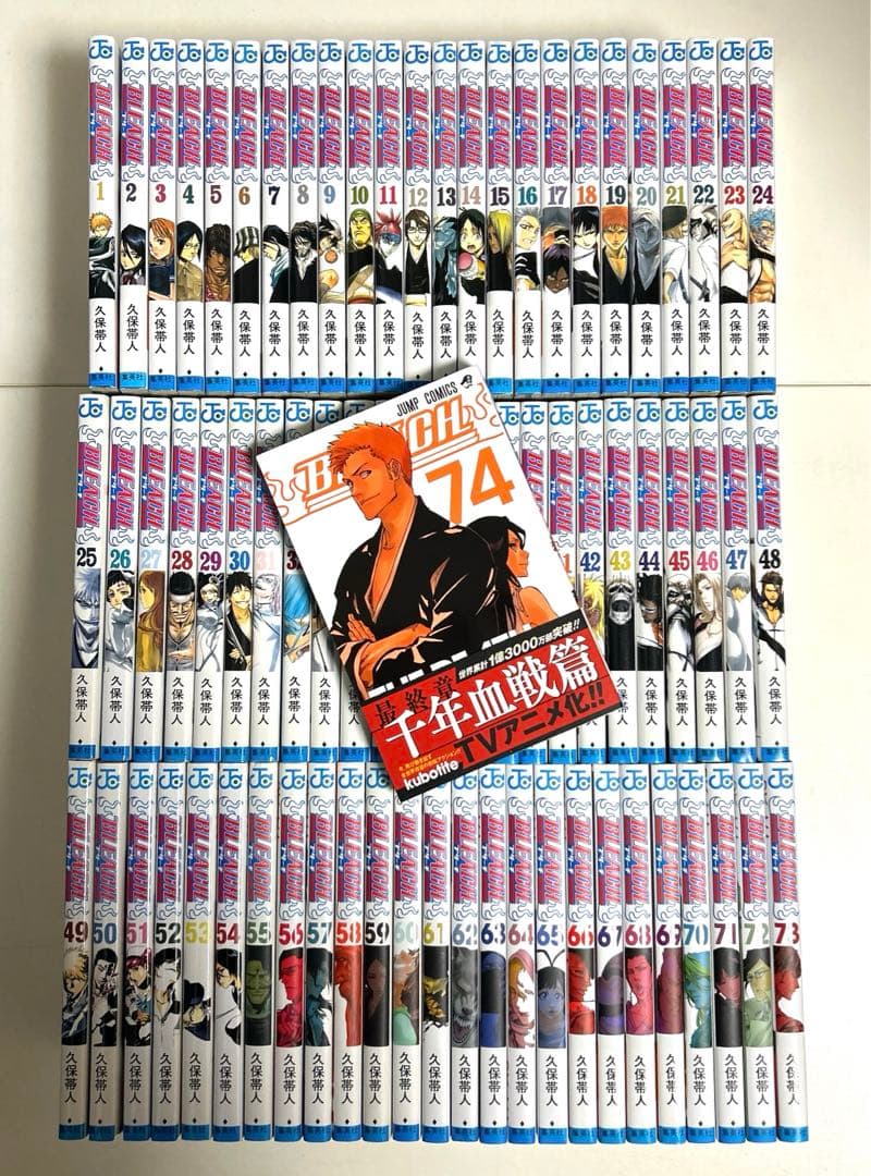 Bleach ブリーチ 1〜74巻 全巻セット まとめ売り 漫画 マンガ 全巻