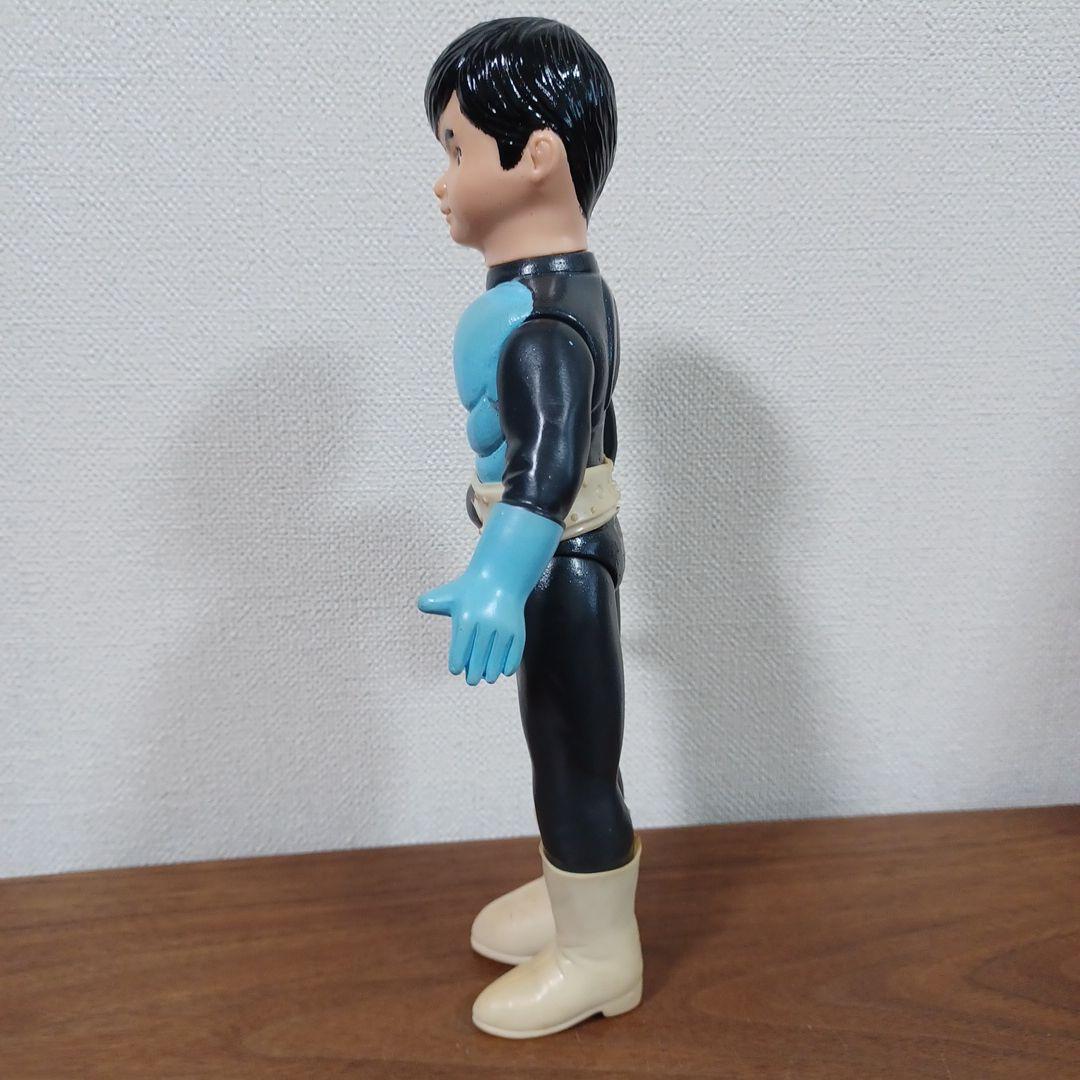 無版権　パチもの「仮面ライダー」風の面取れ希少ソフビフィギュア