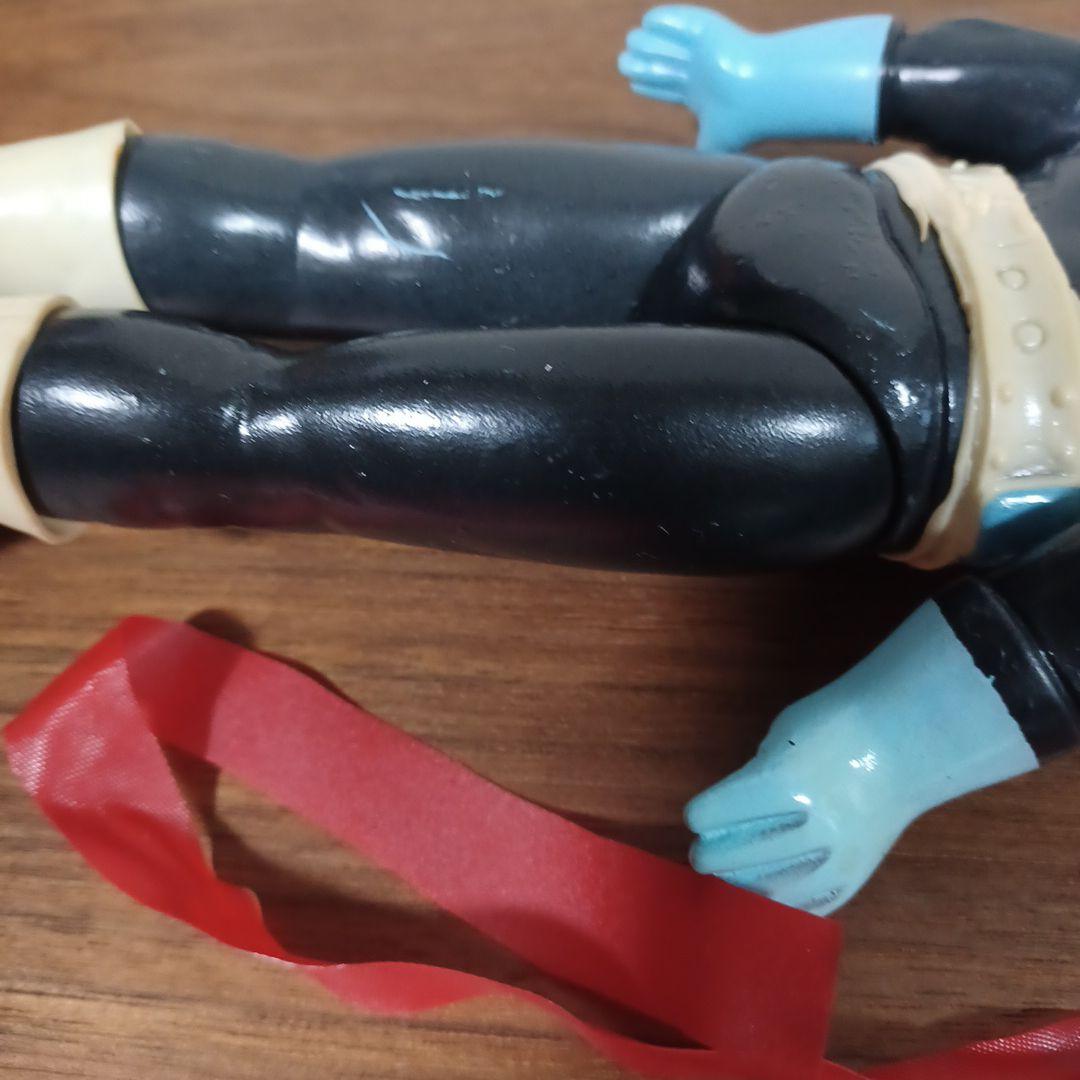 無版権　パチもの「仮面ライダー」風の面取れ希少ソフビフィギュア