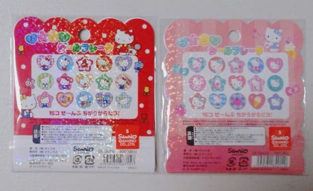 ちいかわ　サンリオ　たまごっち　おはじきシール　タイルシール　等