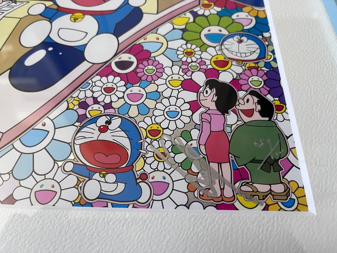 村上隆 ドラえもん ポスター あんなこといいな 出来たらいいな 村上隆