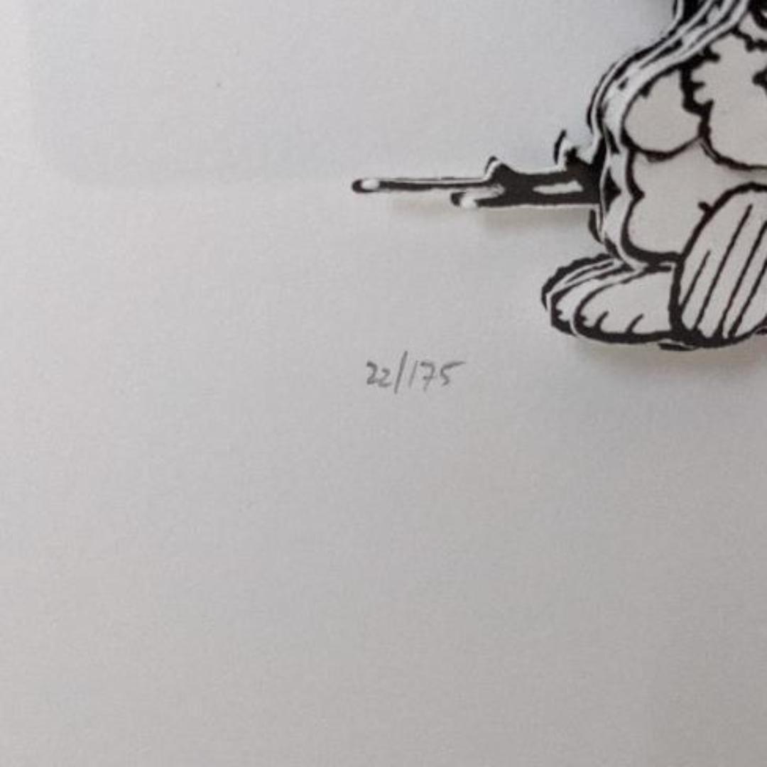 スヌーピー レイヤード 切絵 3D デコパージュ snoopy 世界限定175枚