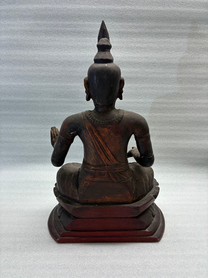 仏像 木彫り 時代物 高さ約41㎝