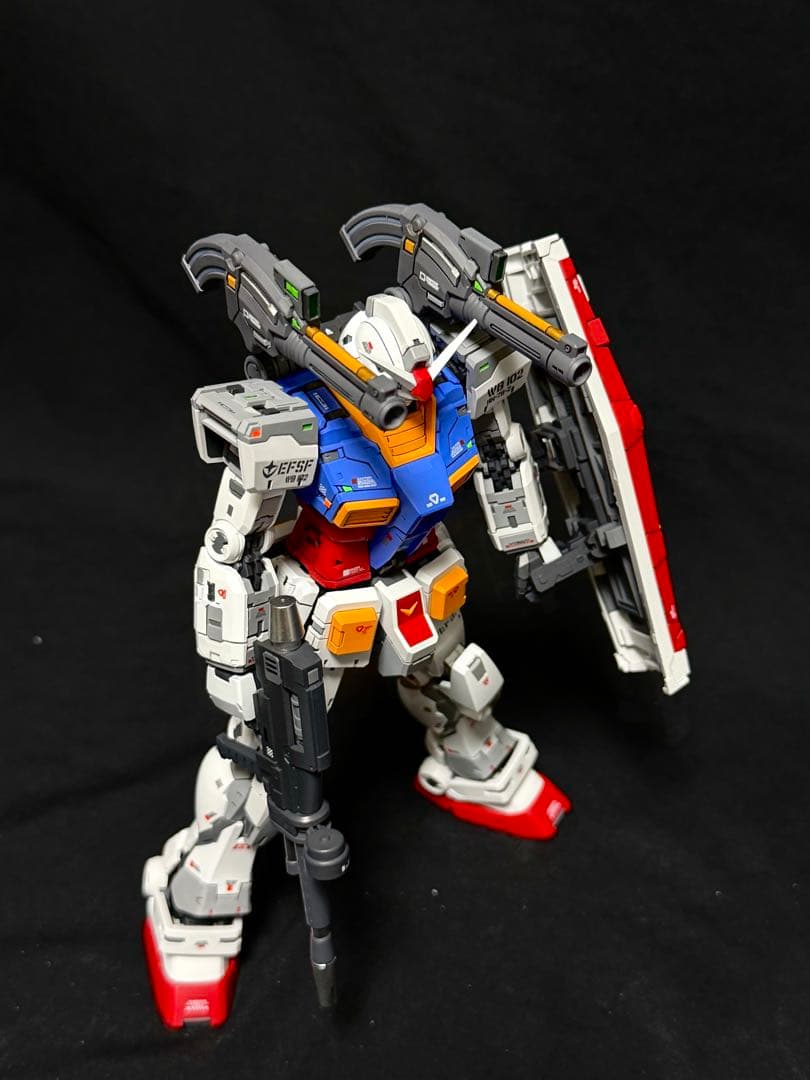 1/100 rx78-2ガンダム改修塗装済完成品ガンプラ完成品フルハッチオープン
