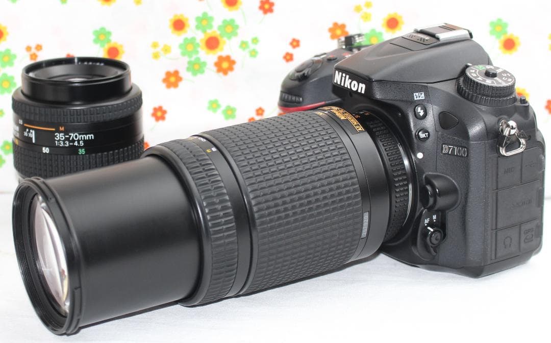 美品 ニコン Nikon D7100☆スマホに転送可♪☆ダブルレンズ☆本格