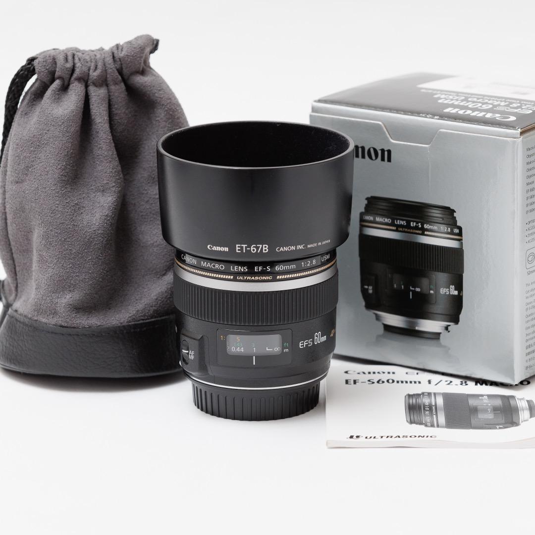 Canon キャノンEF-S 60mm F2.8 マクロ USM レンズ