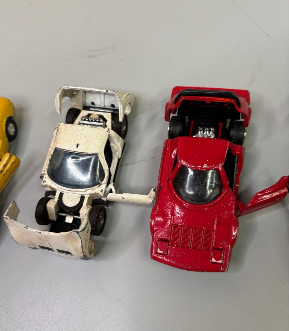 フェラーリ　ランボルギーニ　ミニカーセット（イエロー・ホワイト・レッド）☆レア☆