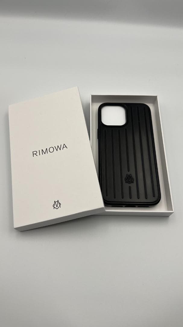 RIMOWA iPhone 13 Pro Max ケース カバー 黒 ブラック Rimowa iphone case compatible for iPhone 15 ProMax ⭐️U.S SELLER