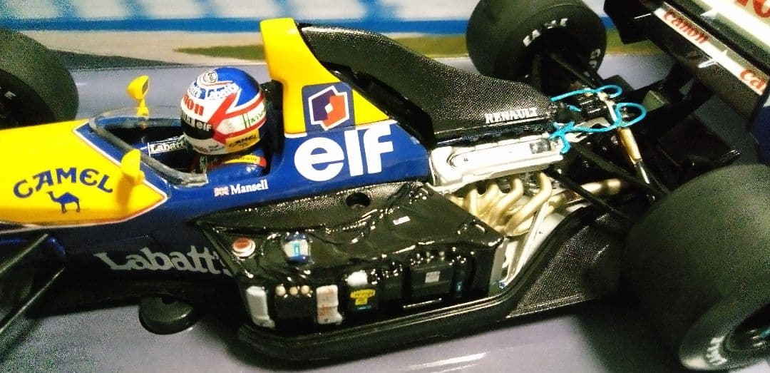 カルツォ 1/18 F1 ウィリアムズ FW14B N.マンセル