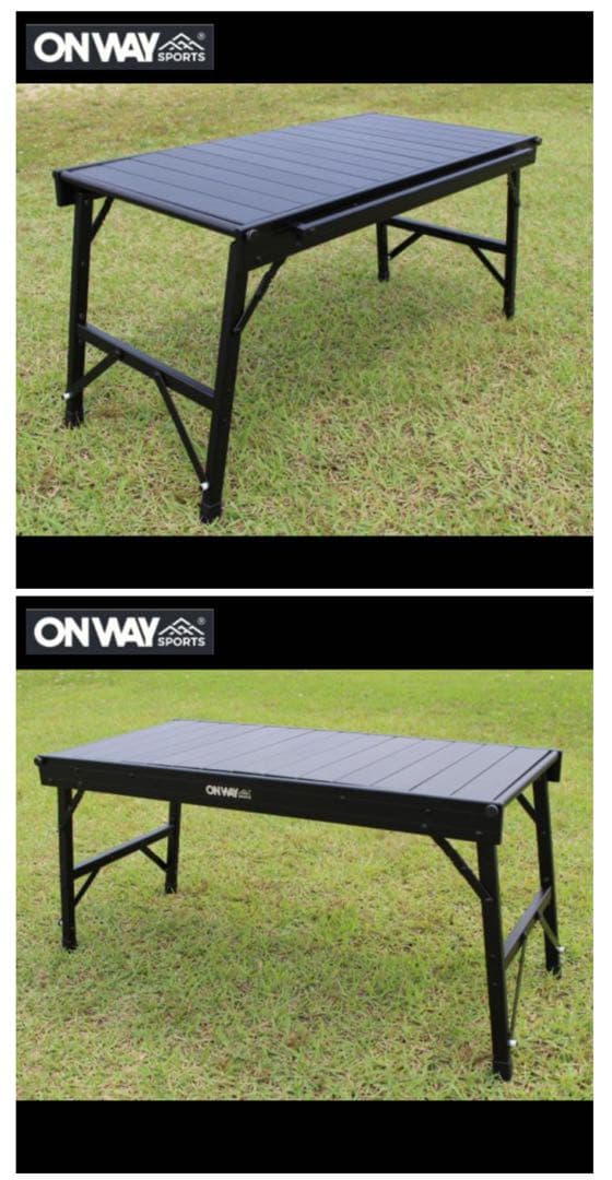週末値下】ON WAY/アウトドアテーブル3点セット