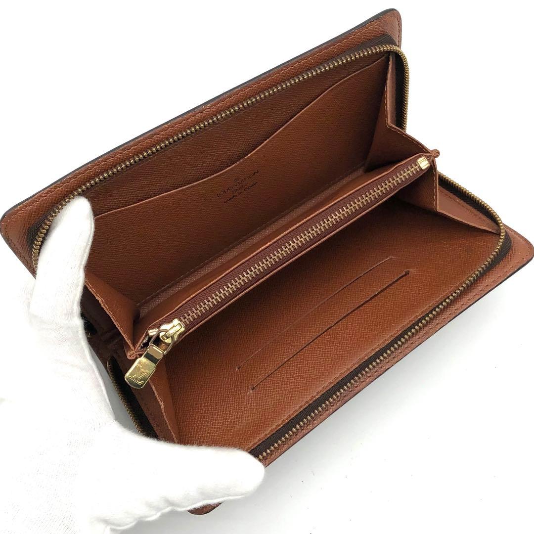 ルイヴィトン 長財布 モノグラム ラウンドファスナー ポルトモネジップ