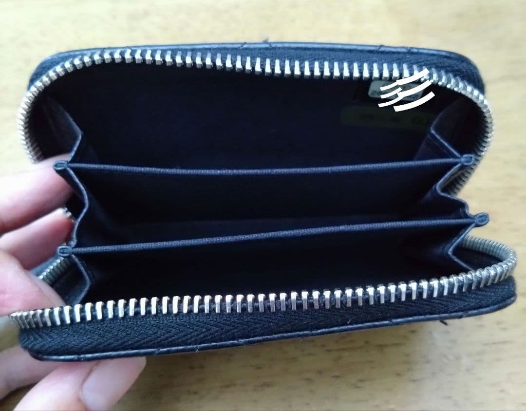 美品！正規品CHANELシャネル ブラックレザー ケース