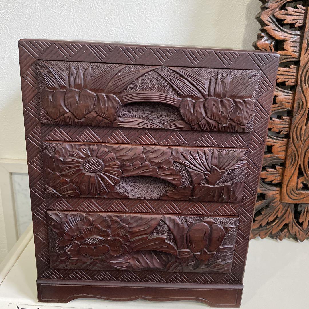 日光彫 小引き出し