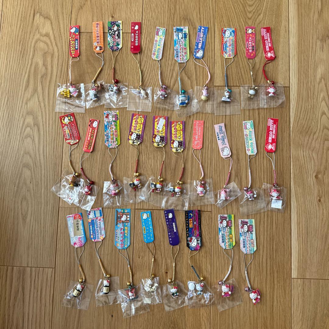 ハローキティ　ご当地キティ　ストラップ　182個おまとめ セット売り　根付け