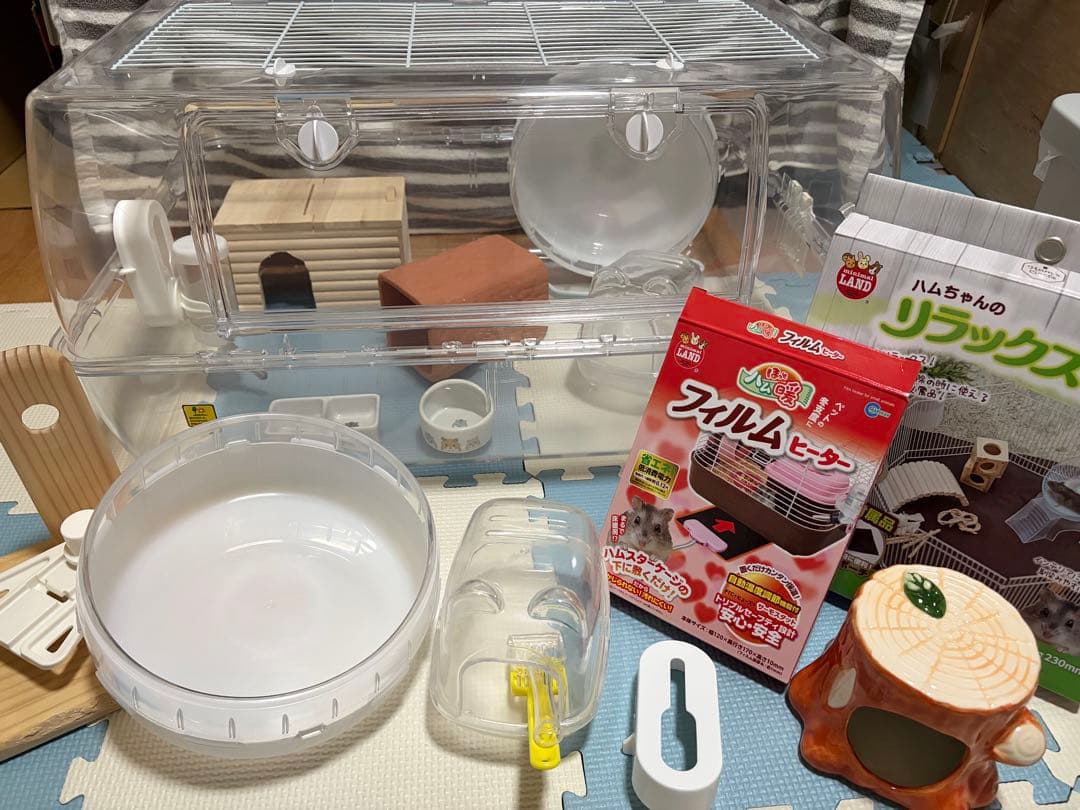 R37ハイ WH ホワイト（モモンガ飼育セット）