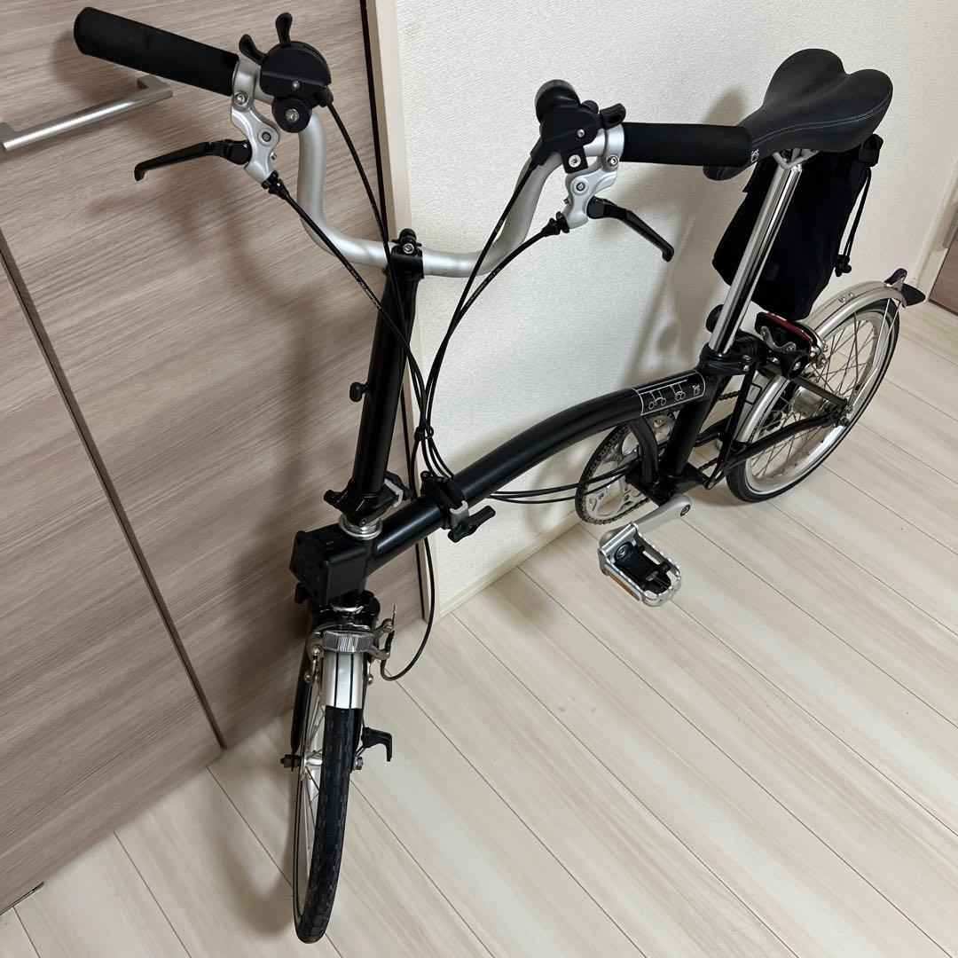 か*じ様 ブロンプトン 折り畳み自転車 M6L 黒