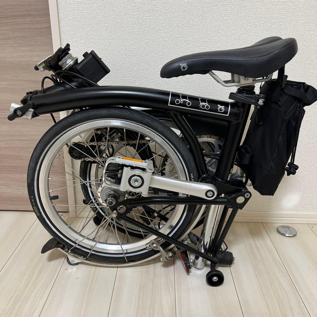 か*じ様 ブロンプトン 折り畳み自転車 M6L 黒