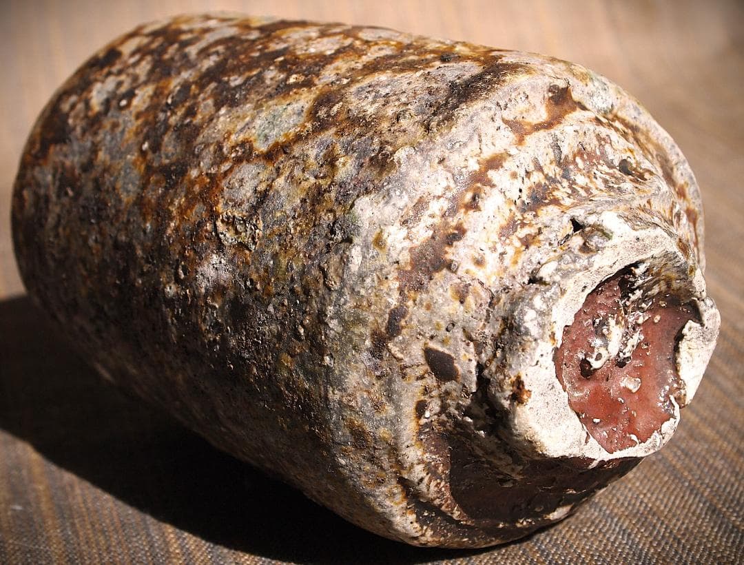 人気作家☆大西雅文☆赤丹波筒湯のみ