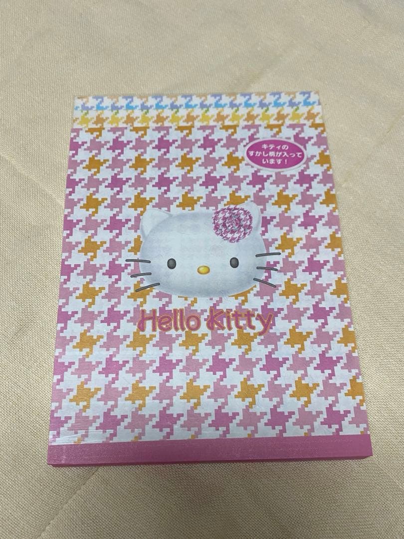 ☆激レア【平成 平成女児 当時物】ハローキティ レターメモ 海外限定 ハローキティ ダイカットメモ サンリオ 平成レトロ メモ帳 激