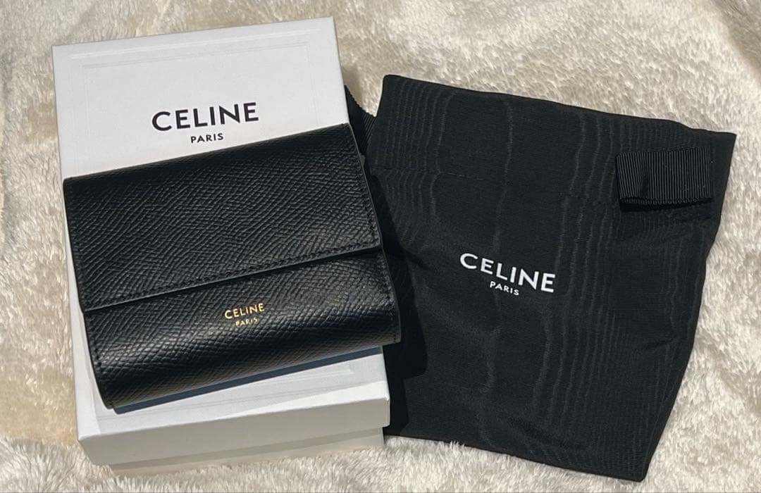 CELINE】トリフォールド コンパクト 三つ折り 財布 セリーヌ 三つ折り