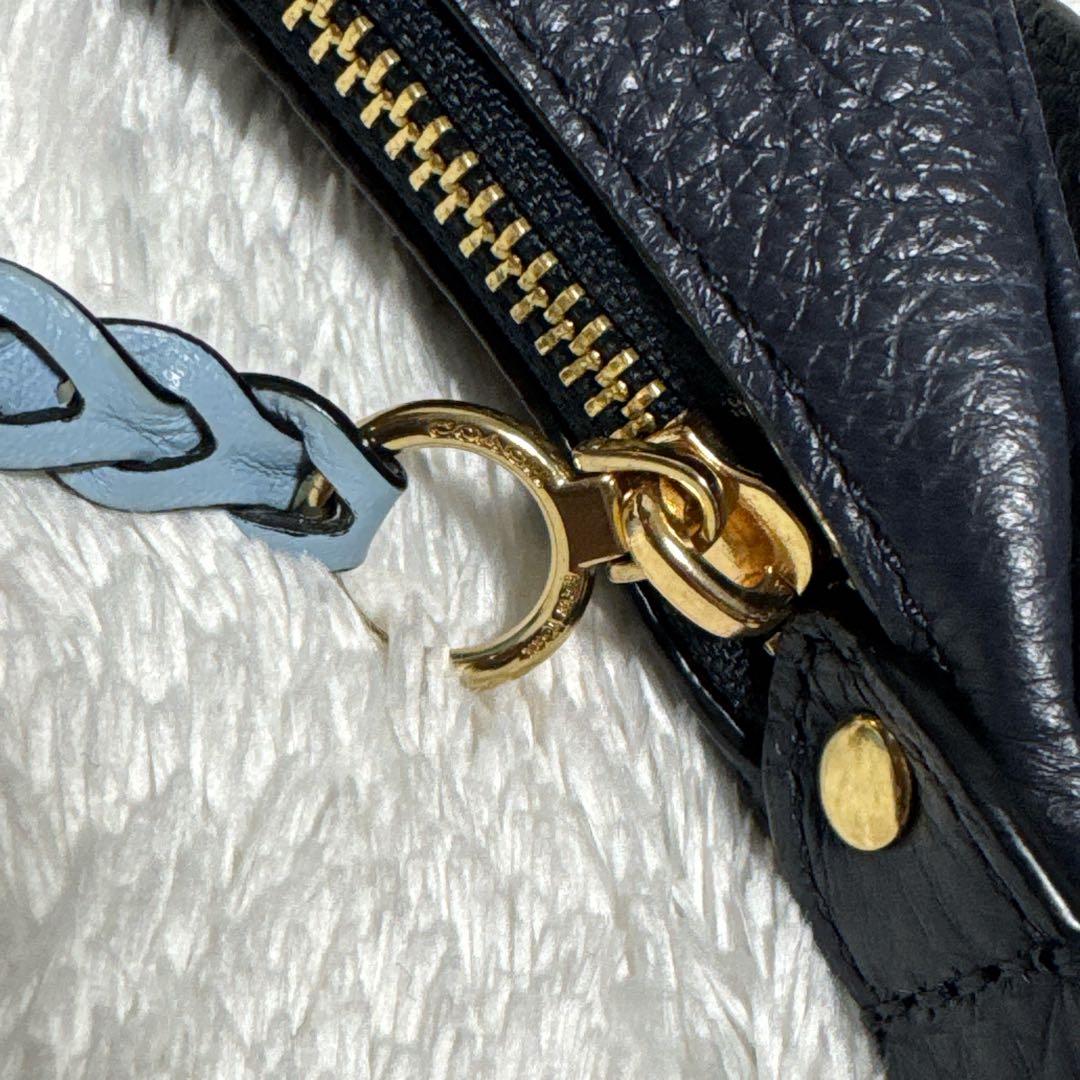 【希少✨️】COACH コーチ ワンショルダーバッグ ベイリー ホーボー ネイビー