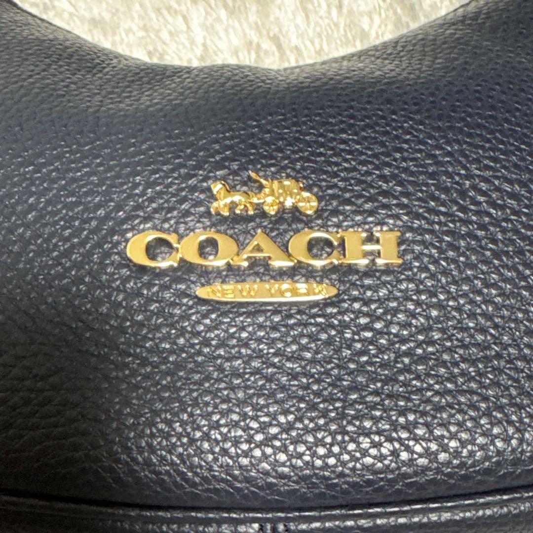 【希少✨️】COACH コーチ ワンショルダーバッグ ベイリー ホーボー ネイビー