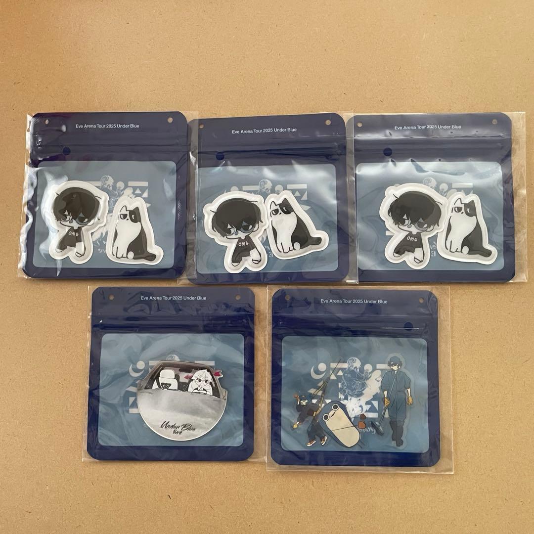 おまとめ5p】Eve Under Blue 電子籤 ステッカー - メルカリ