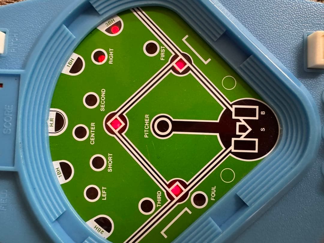 エポック社 野球盤 ベストナイン 整備済 完動品 電池蓋特注 昭和レトロ