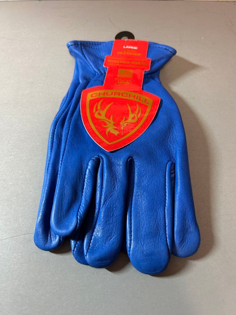 CHURCHILL MAVERICK RIDERS 手袋 青 L CHURCHILL MAVERICK RIDERS 手袋 青 L CHURCHILL MAVERICK RIDERS 手袋