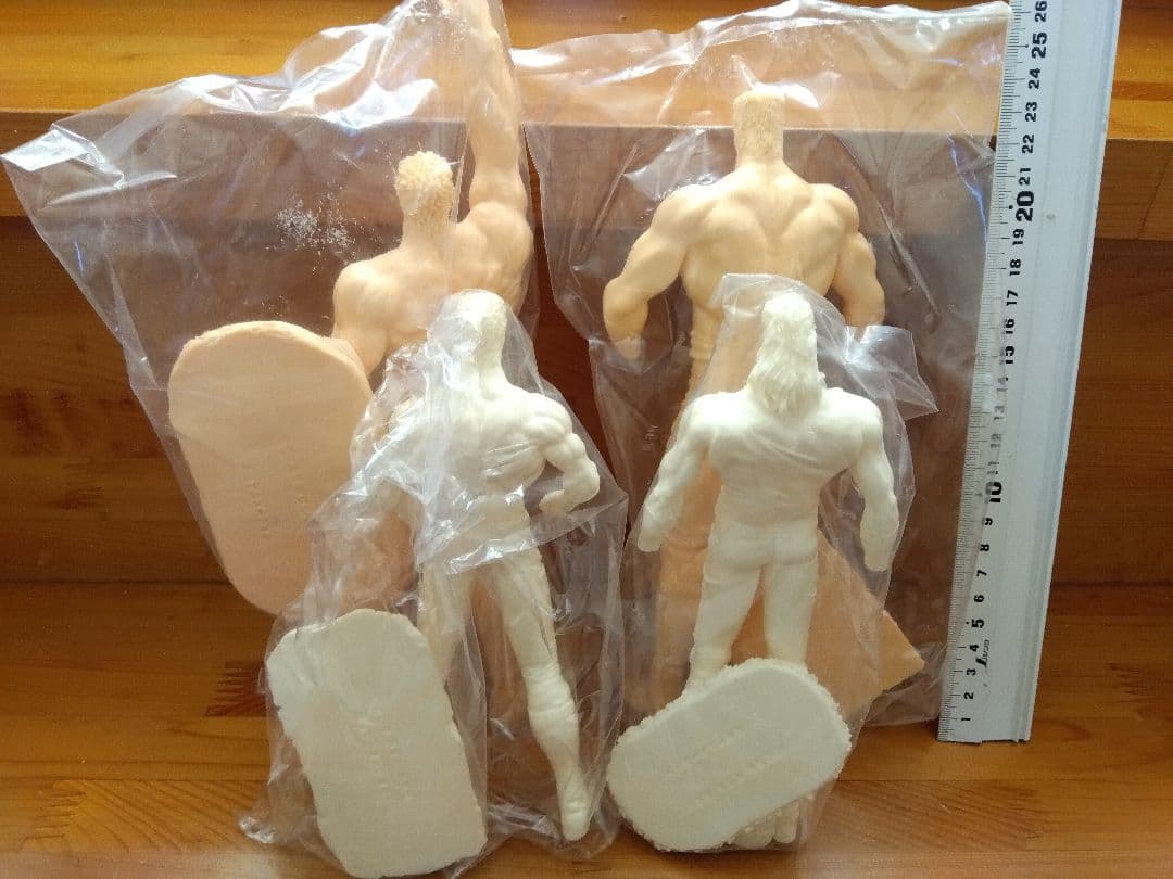 ●北斗の拳 ガレージキット ケンシロウ ラオウ カイオウ レイ フィギュア 4体