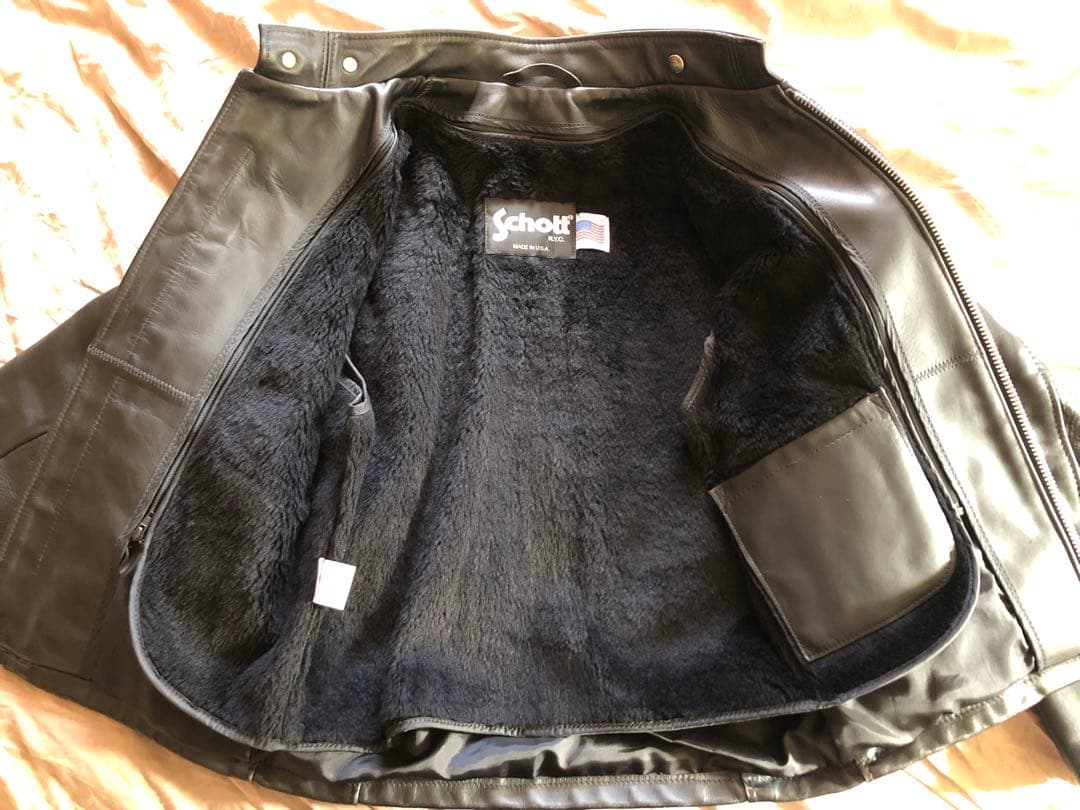 新型現行モデル】 Schott 641SP シングルライダース/36