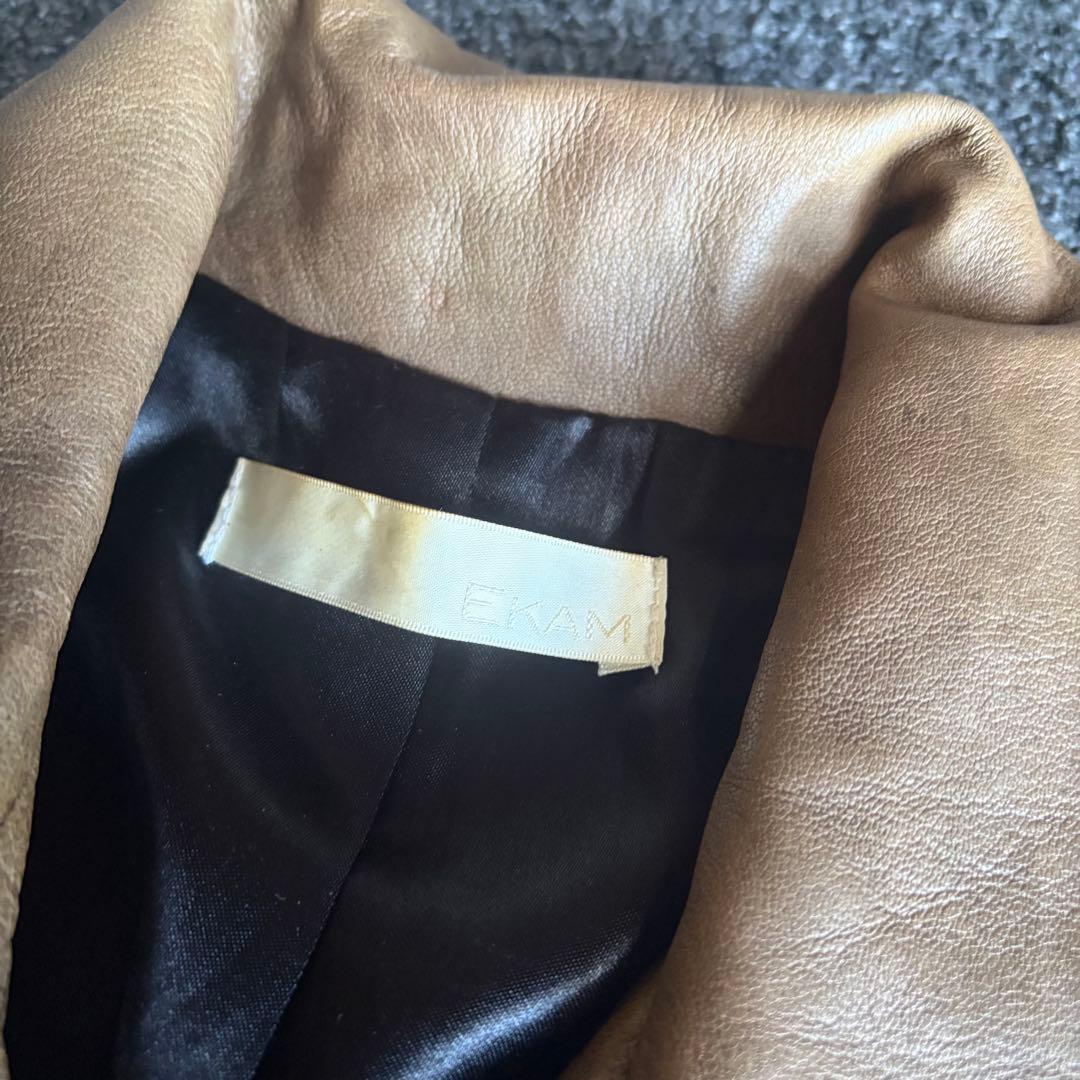 2010s EKAM Sheepskin Single Riders 00s ekam sheepskin leather