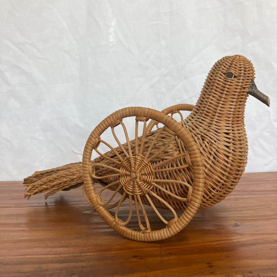 郷土玩具 はとぐるま（特大） 鳩車