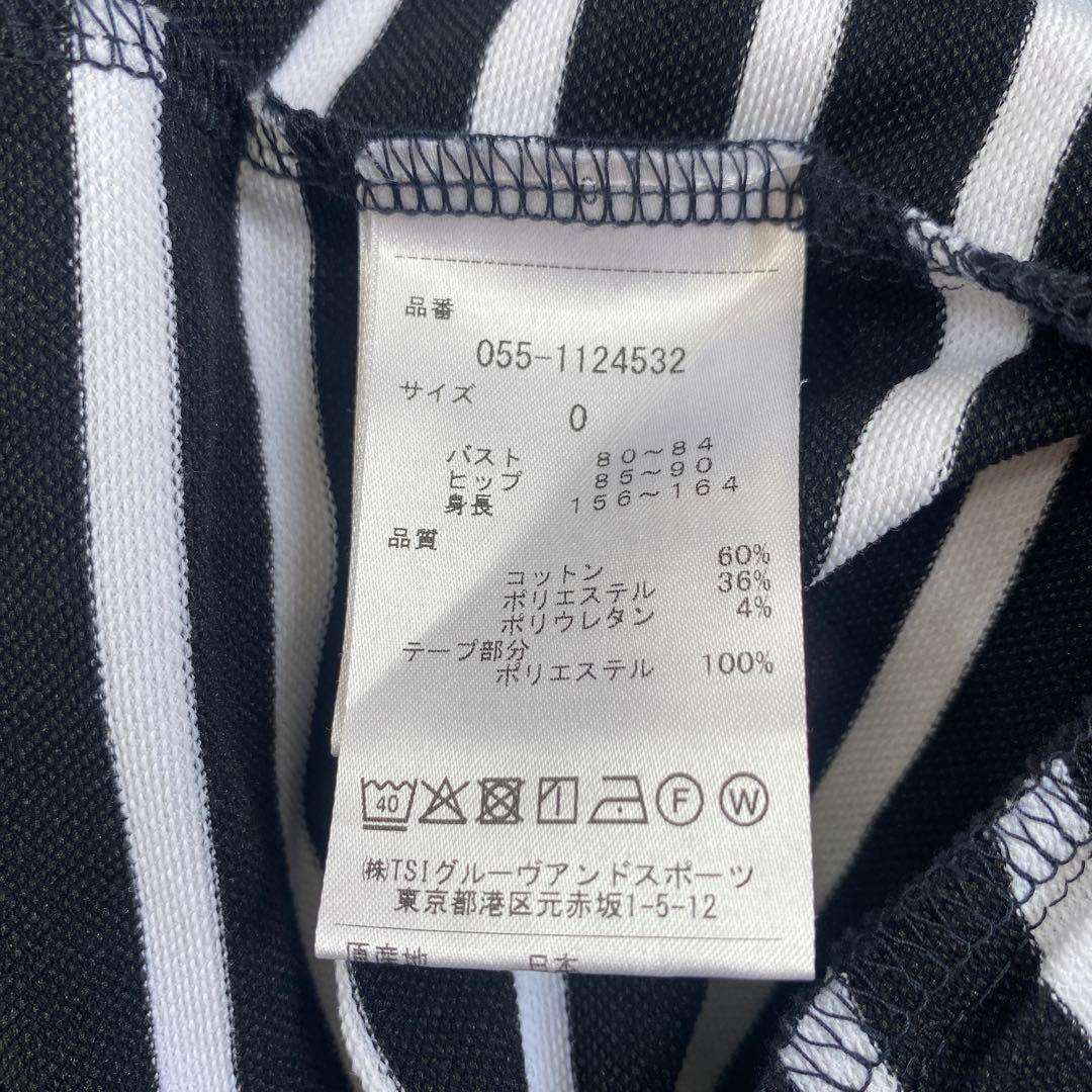 美品♡パーリーゲイツ♡ワンピース♡ボーダー♡ネイビー♡ホワイト♡マリン♡S