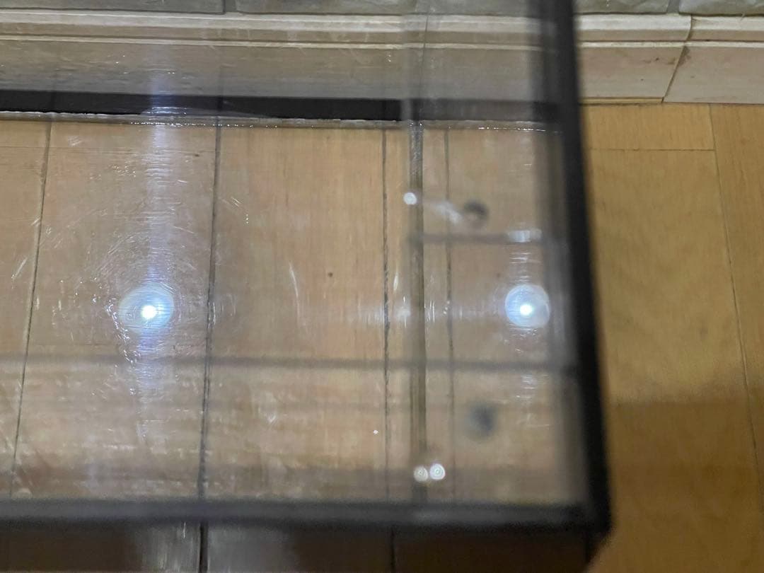 アクリル水槽☆600✕300✕360 黒帯あり 中古